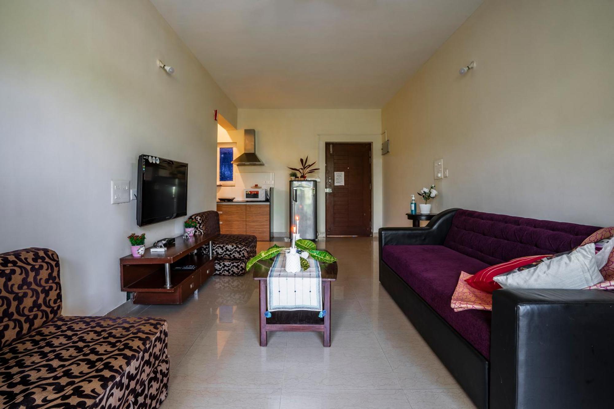 Goa Chillout Apartment - 1Bhk, Baga Exteriér fotografie