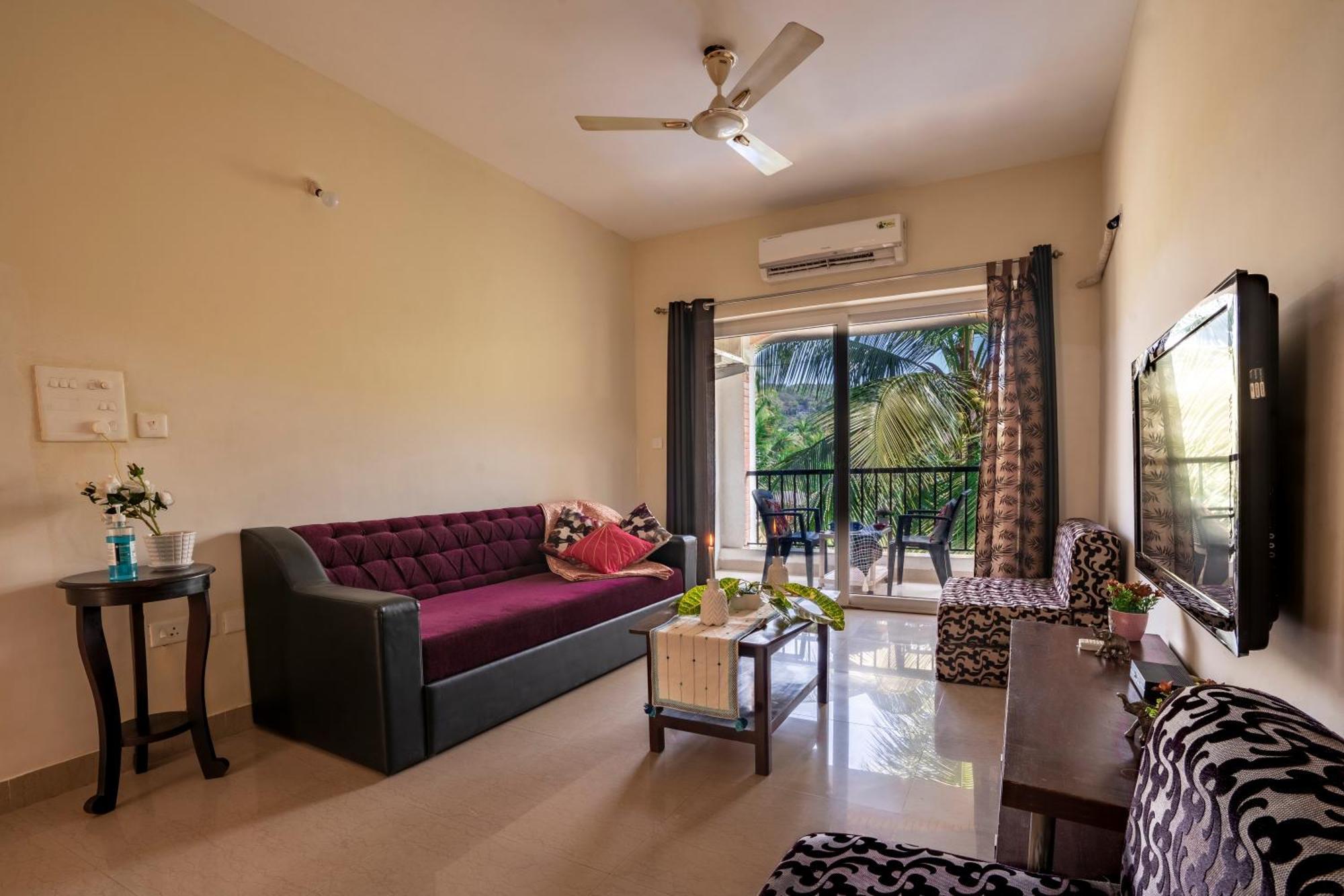 Goa Chillout Apartment - 1Bhk, Baga Exteriér fotografie