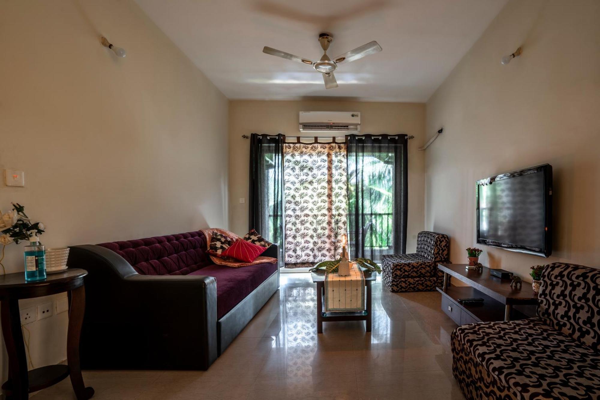 Goa Chillout Apartment - 1Bhk, Baga Exteriér fotografie